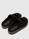 Mules Slip-on em Preto
